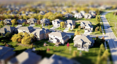 Arial View of New Home Community